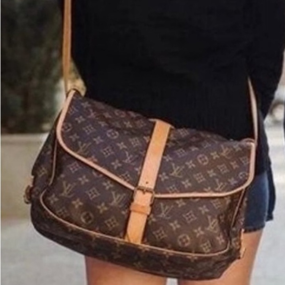 Louis Vuitton Brown Monogram Crossbody Bag - Picture 2 of 10